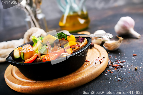 Image of fried vegetables