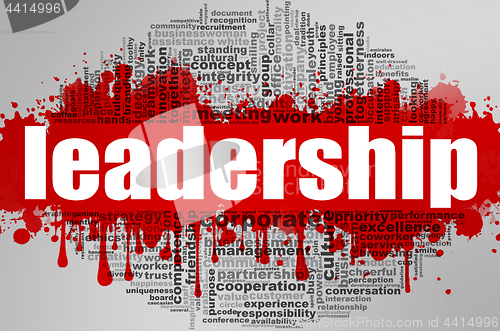 Image of Leadership word cloud