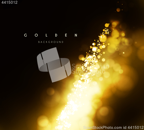 Image of Gold background with bokeh