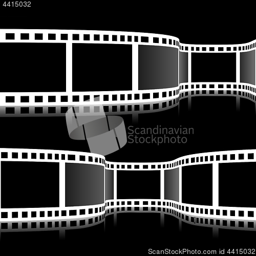 Image of Film strip vector illustration