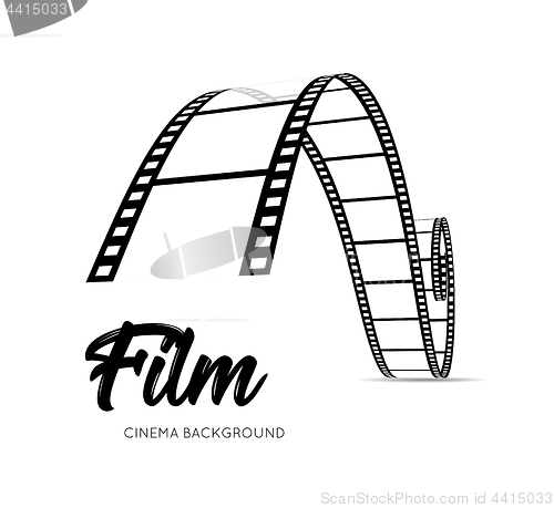 Image of Film strip vector illustration