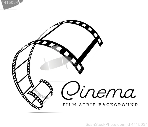 Image of Film strip vector illustration