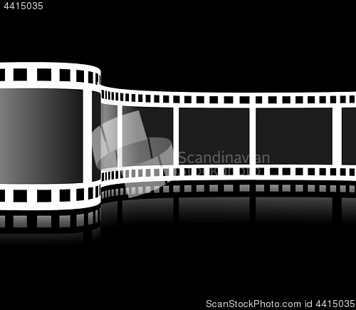 Image of Film strip vector illustration