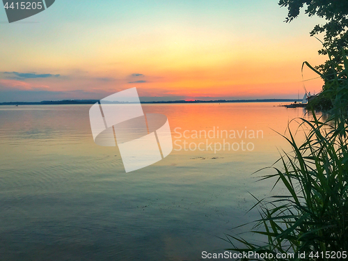 Image of Chiemsee in the evening