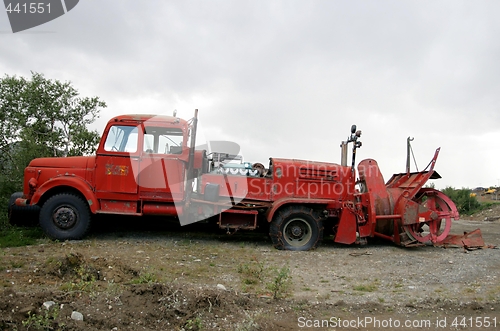 Image of Old snow cutter