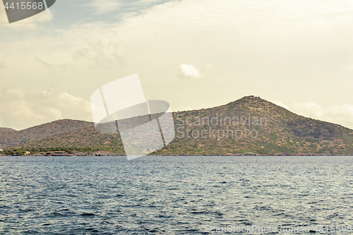 Image of sea and mountains landscape