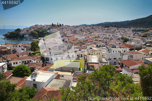 Image of Skiathos town on Skiathos island, Greece