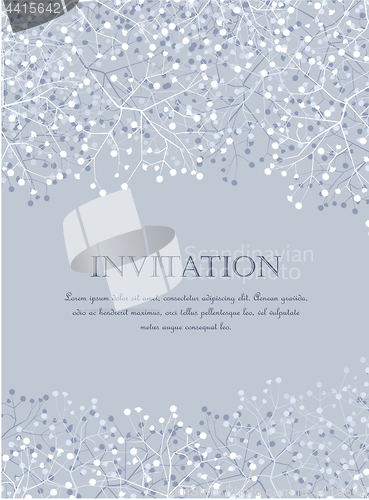 Image of Vector Floral invitations