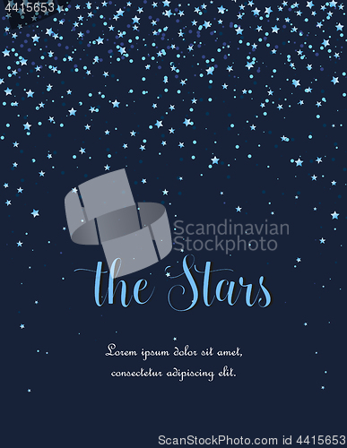 Image of Night sky with stars