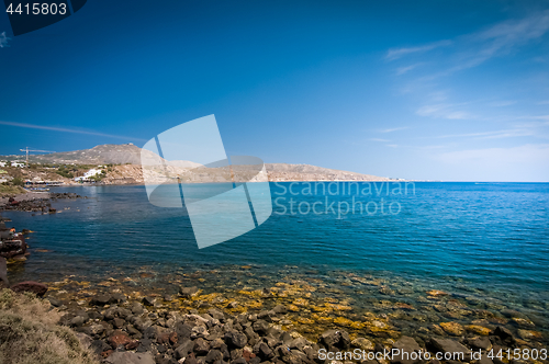 Image of Santorini sea view