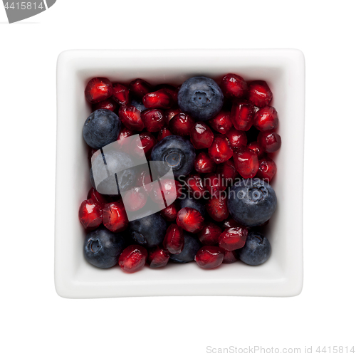 Image of Pomegranate and blueberry