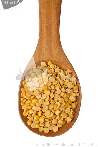 Image of Toor dal in a spoon