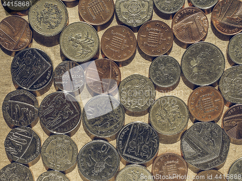 Image of Vintage Pound coins