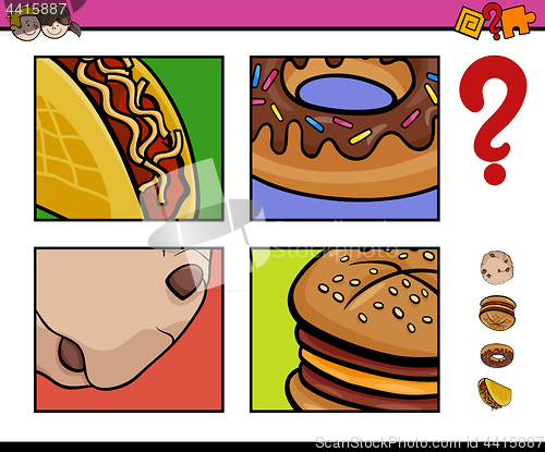 Image of educational activity with food objects