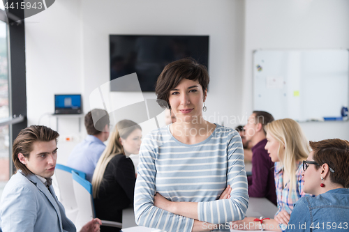 Image of Portrait of successful Businesswoman