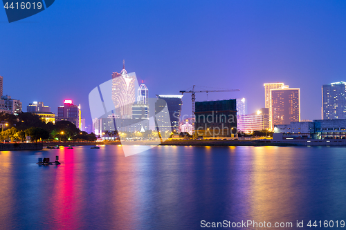 Image of Macao city night