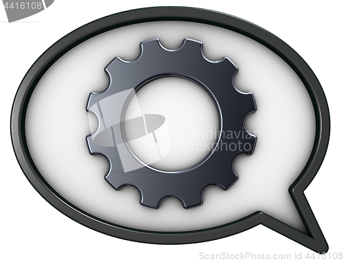 Image of industrial speech bubble