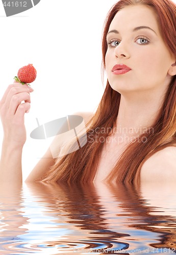 Image of strawberry girl