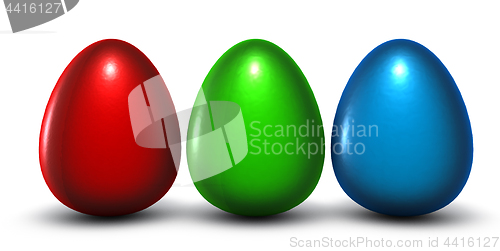 Image of rgb easter eggs