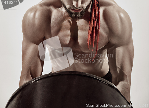 Image of Exercise for triceps in the gym