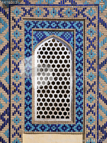 Image of Typical open-work window, Uzbekistan