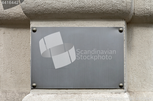 Image of Silver Plaque