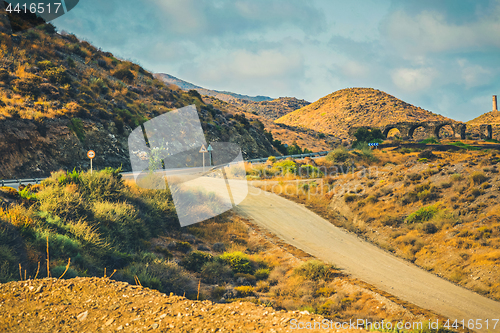 Image of Panoramic view on the mountain, Almeria, Andalusia