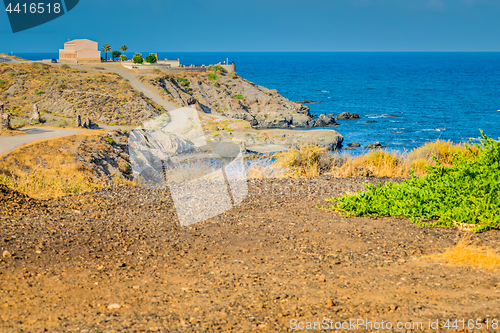 Image of Panoramic view on the sea, Almeria, Andalusia