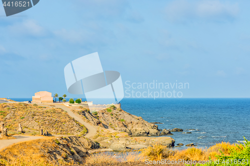 Image of Panoramic view on the sea, Almeria, Andalusia