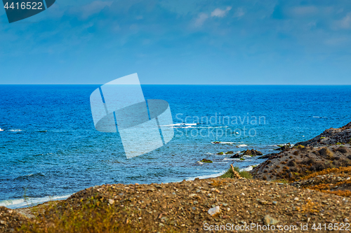 Image of Panoramic view on the sea, Almeria, Andalusia