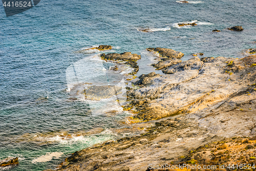 Image of Panoramic view to the sea from above, Almeria, Andalusia