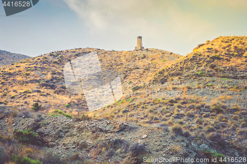 Image of Panoramic view on the mountain, Almeria, Andalusia