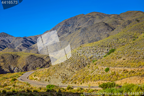 Image of Panoramic view on the mountain, Almeria, Andalusia