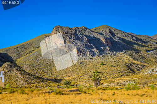 Image of Panoramic view on the mountain, Almeria, Andalusia