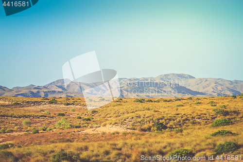 Image of Panoramic view on the mountain, Almeria, Andalusia