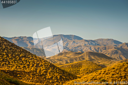 Image of Panoramic view on the mountain, Almeria, Andalusia