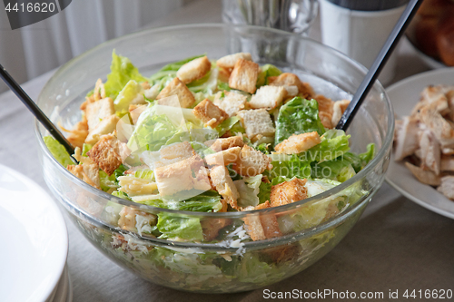 Image of bowl of cesar salad