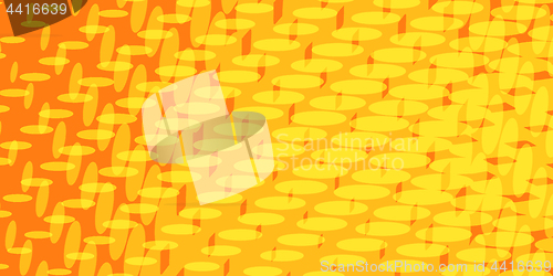 Image of yellow red halftone background