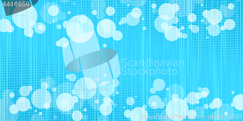 Image of blue background with bubbles