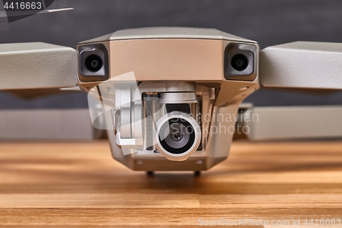 Image of Drone camera closeup