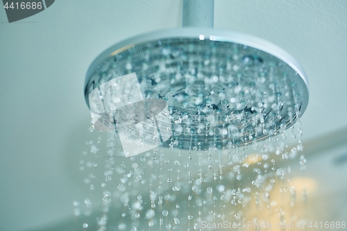 Image of Shower water flowing