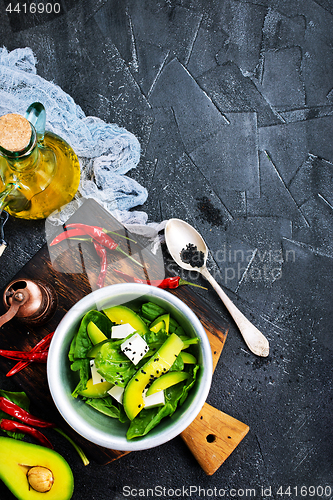 Image of avocado with feta