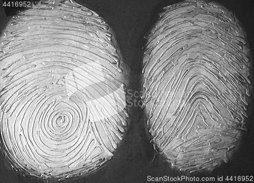 Image of Fingerprints abstract.