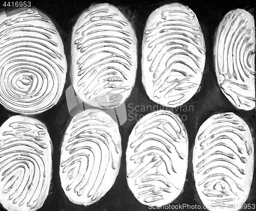 Image of Fingerprints abstract.