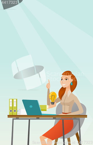 Image of Successful business idea vector illustration.