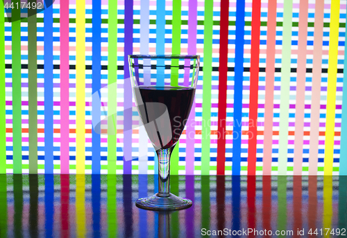 Image of glass of red wine