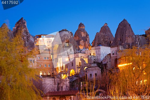 Image of Night Goreme city, Turkey