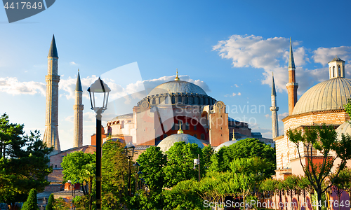 Image of Hagia Sophia at sunny day