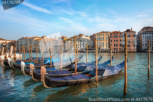 Image of Gondolas and architecture