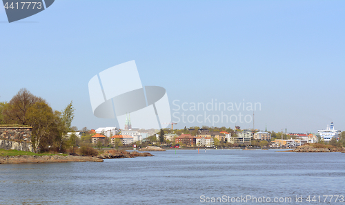 Image of Shoreline of Suomenlinna in Finland